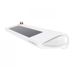 Rideau d'air avec échangeur d'eau chaude moteur AC Wing W100 blanc