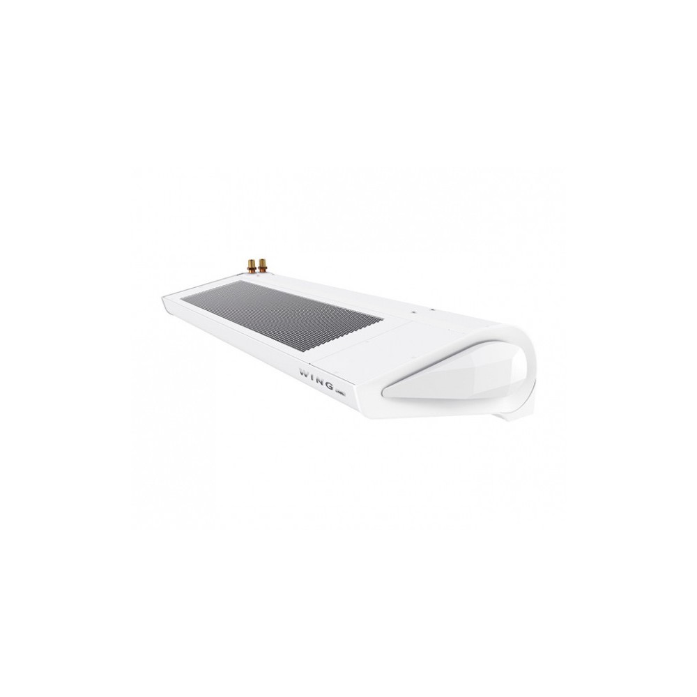 Rideau d'air avec échangeur d'eau chaude moteur AC Wing W200 blanc