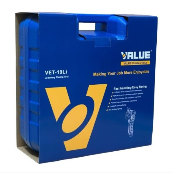 Dudgeonnière électrique à batterie VALUE TF-VET19Li - 2 batteries Lithium