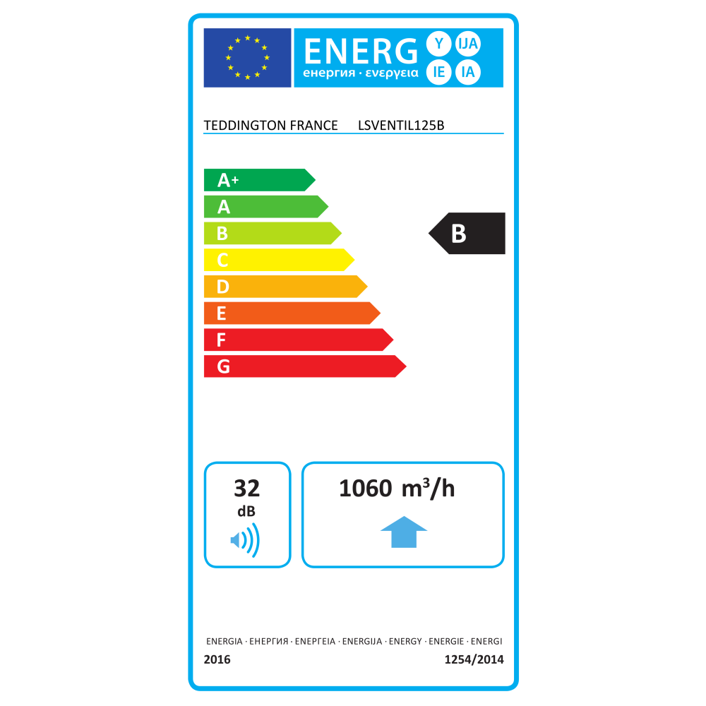 Ventilateur de conduit LSVENTIL 125