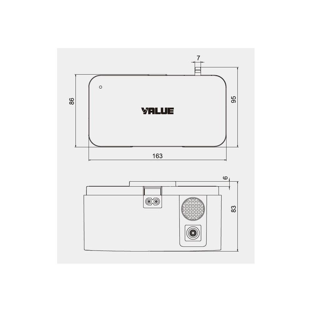 Pompe de relevage des condensats monobloc 24 L/h - VALUE-M1