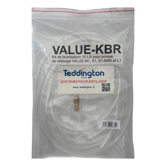 Kit de brumisation 10 L/h pour pompe de relevage VALUE-M1, S1, S1-MINI & L1 TEDDINGTON VALUE-KBR