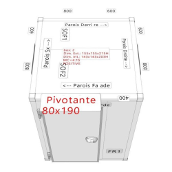 Dimensions chambre - CFP175175215-IPAM402B