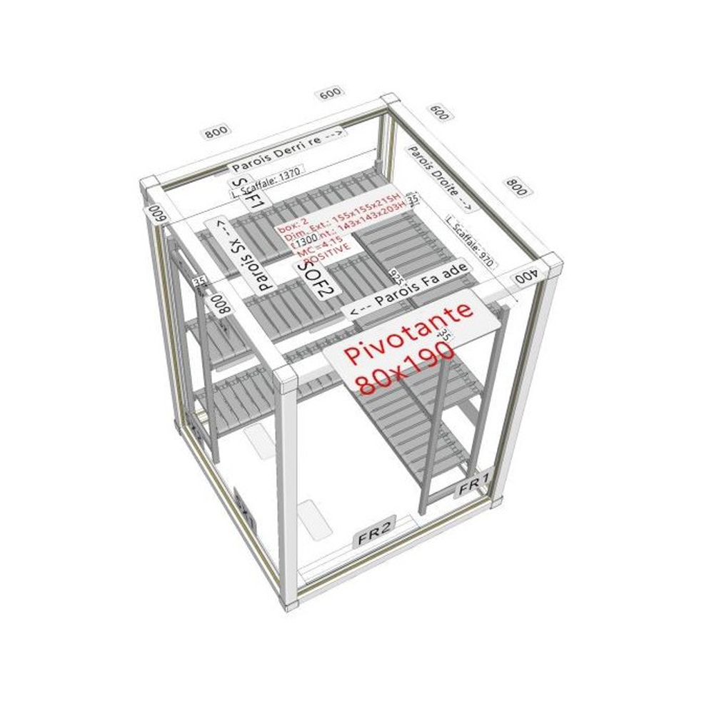Rayonnage chambre - CFP175175215-IPAM402B