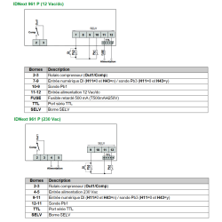 IDNEXT 961 - Régulateur froid positif