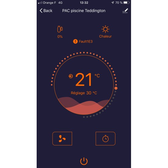 Application PAC PISCINE pour Smartphone
