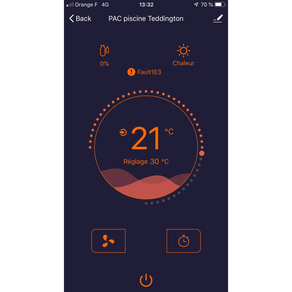 Application PAC PISCINE pour Smartphone