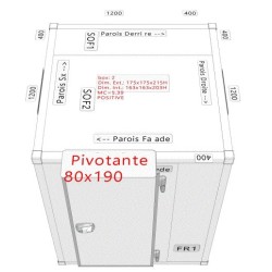 Dimensions chambre - CFP175175215-IPAM402B