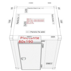 Dimensions chambre négative CFN183183223