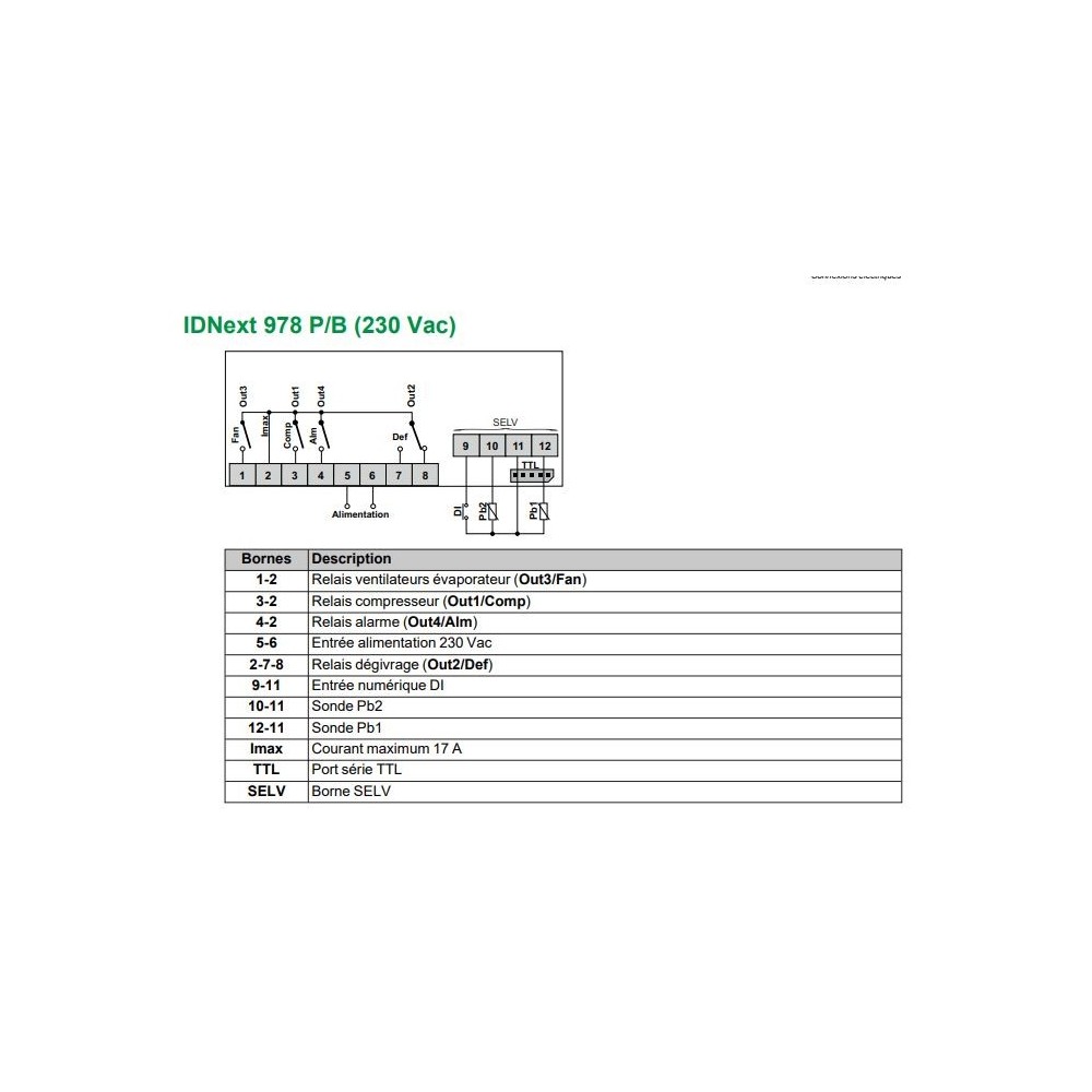 IDNext 978 - Régulateur froid négatif ID NEXT